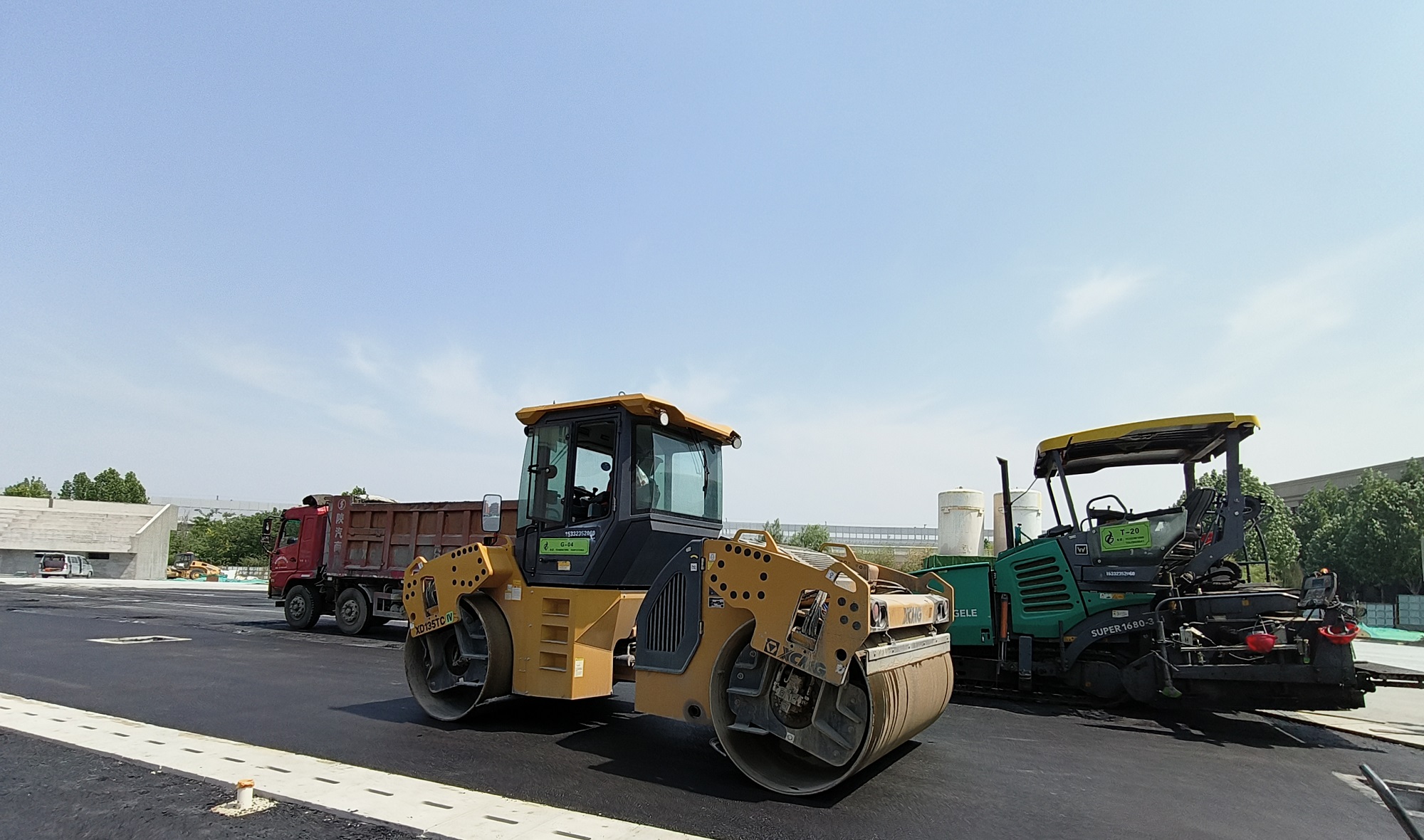 港务区浐灞湿地公园公路施工